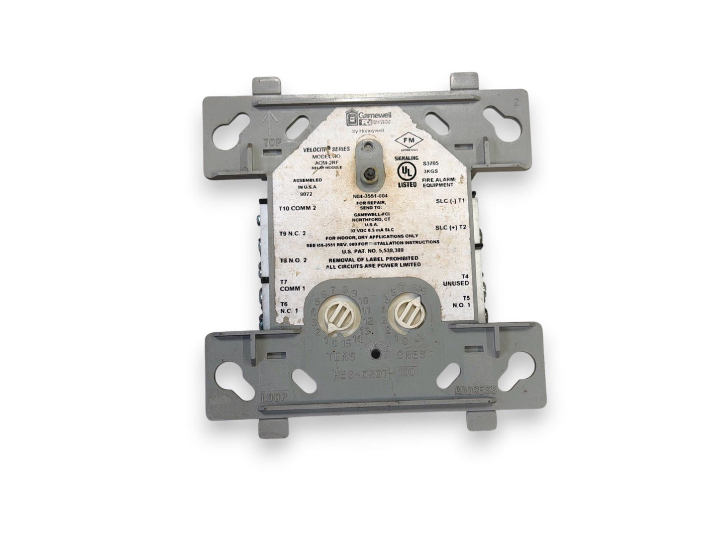 Gamewell-FCI AOM-2RF Fire Alarm Addressable Relay Module