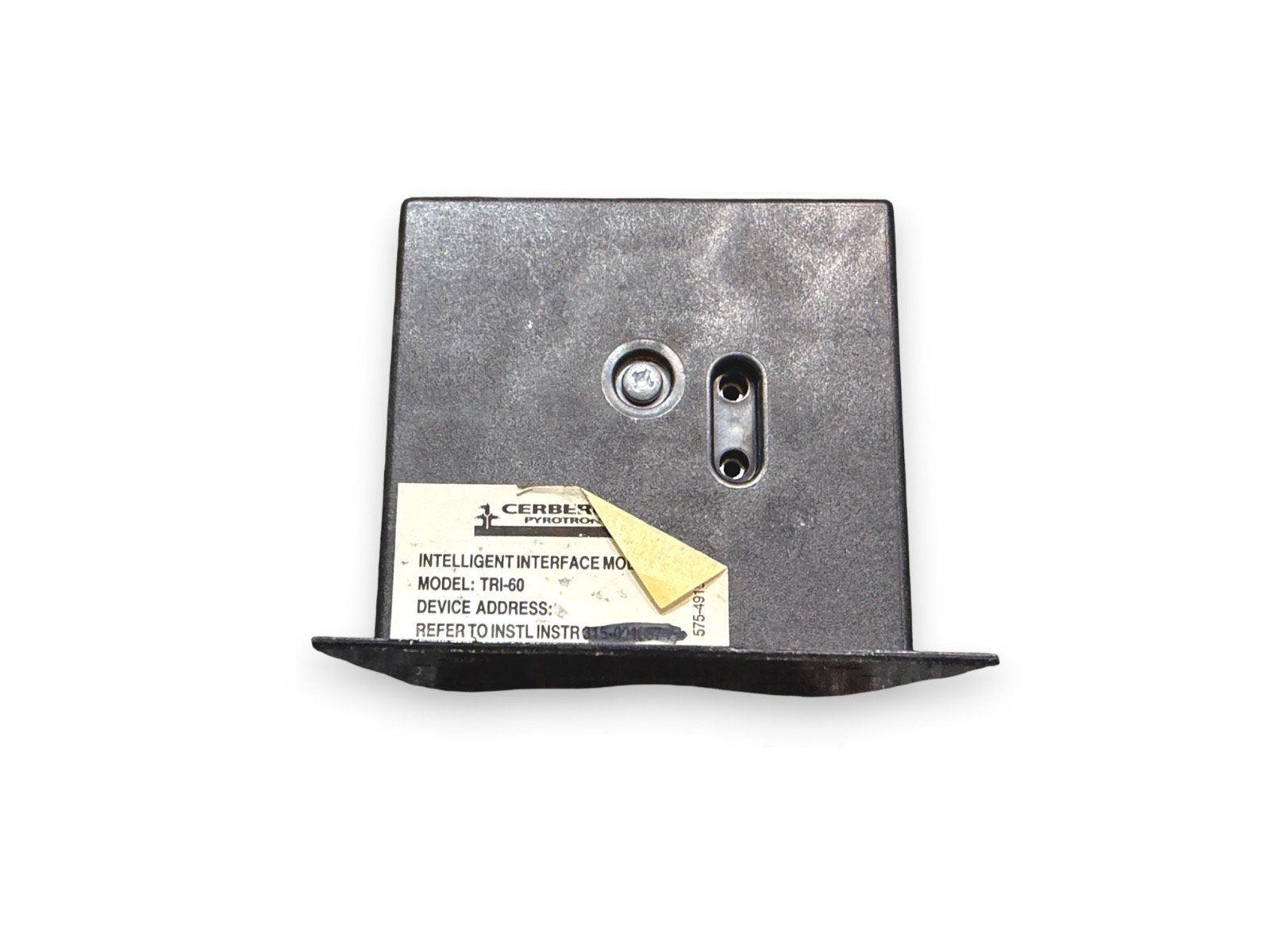 Cerberus Pyrotron TRI-60 intelligent interface module for fire alarm systems, used equipment