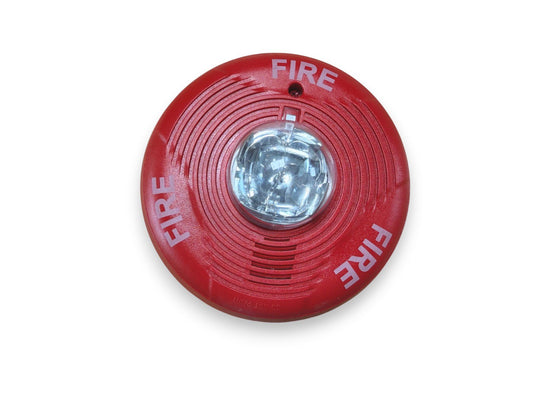 System Sensor PC2RHK Fire Alarm Horn Strobe Ceiling Red