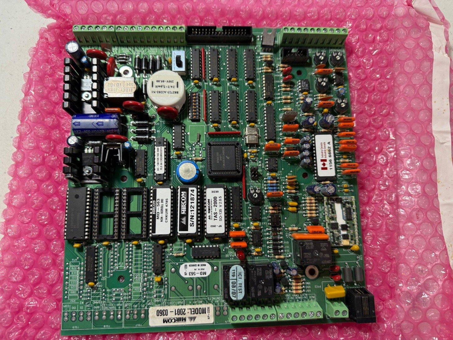 Mircom 2001-0360 + MD612 TAS-2000 Boards (NEW IN BOX)
