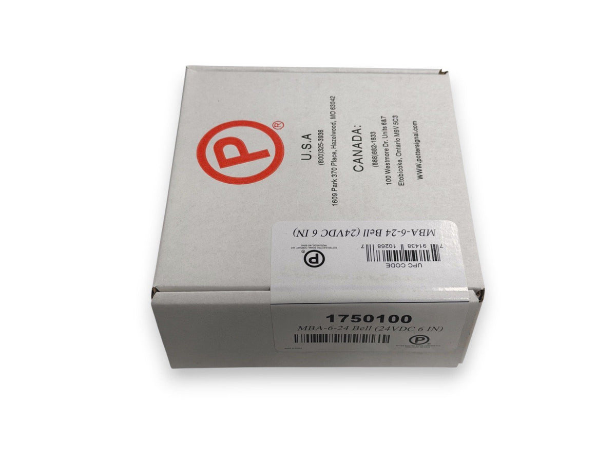Potter MBA-6-24 Bell 24VDC 6 IN (NEW IN BOX)