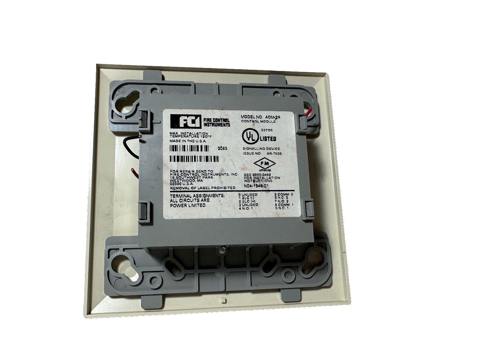 FCI ACM-2R fire alarm control module, UL listed, made in USA, power-limited signaling device