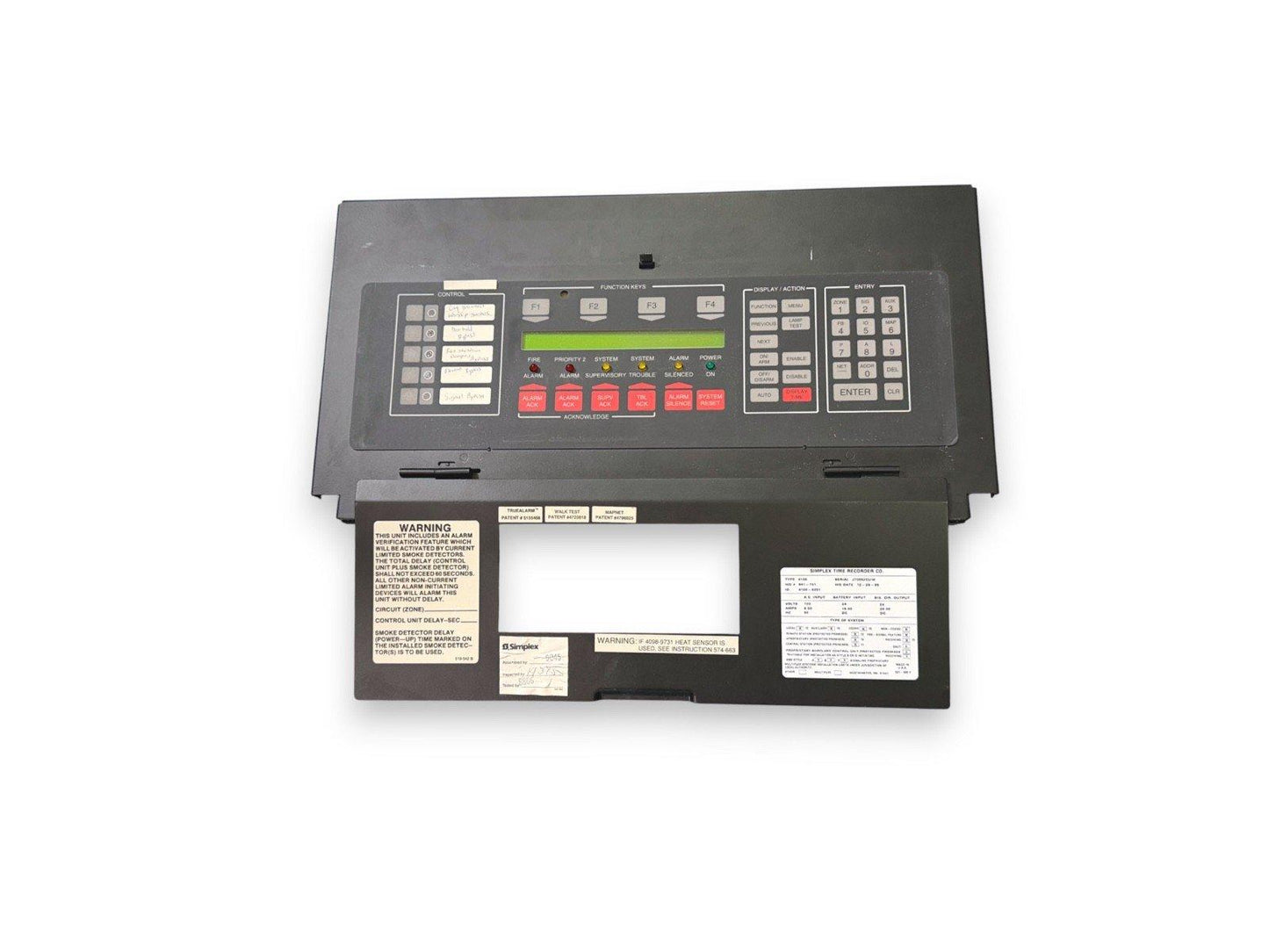 Simplex 4100-8201 Fire Alarm Operator Interface Annunciator