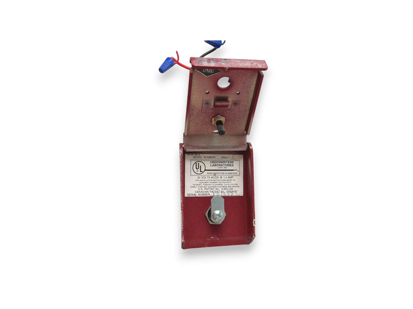 NOTIFIER BNG-1R Fire Alarm Pull Station