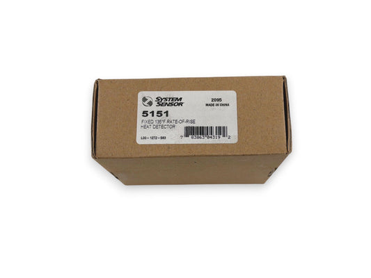 System Sensor 5151 Fixed 135F Rate-of-rise Heat Detector (NEW IN BOX)