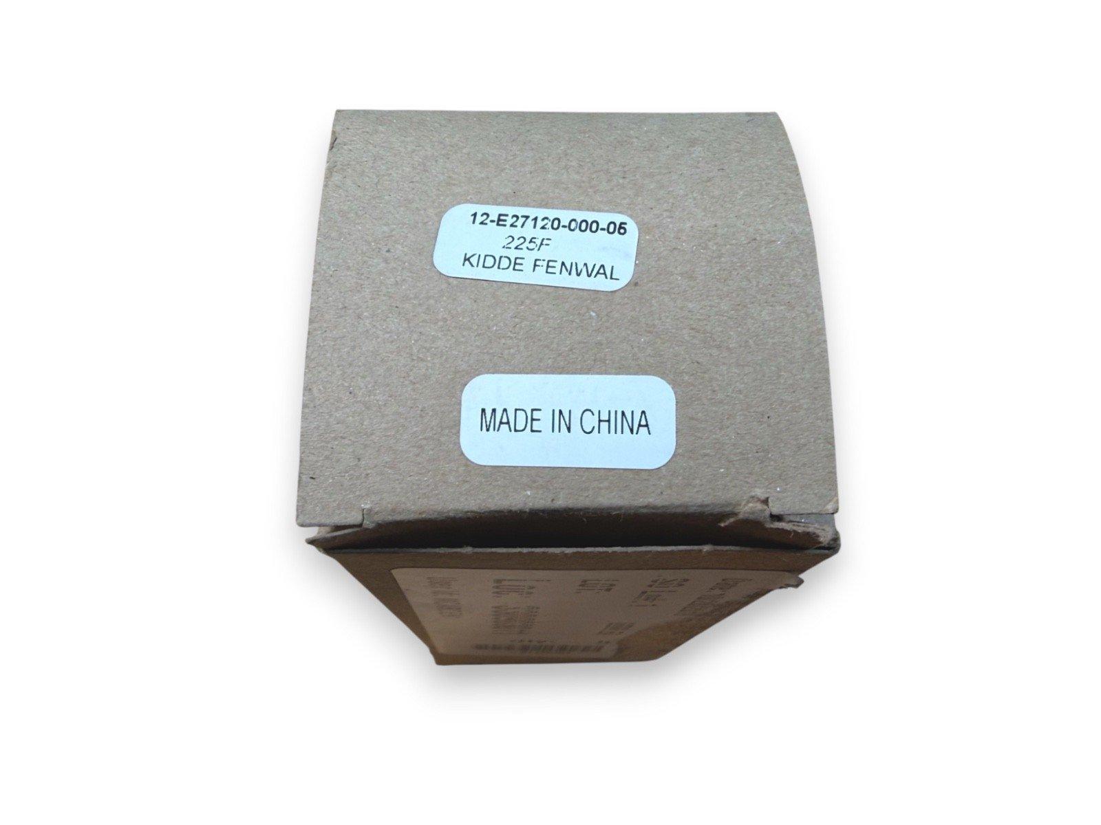 Kidde Fenwal fire alarm component box, model 12-E27120-000-06, made in China