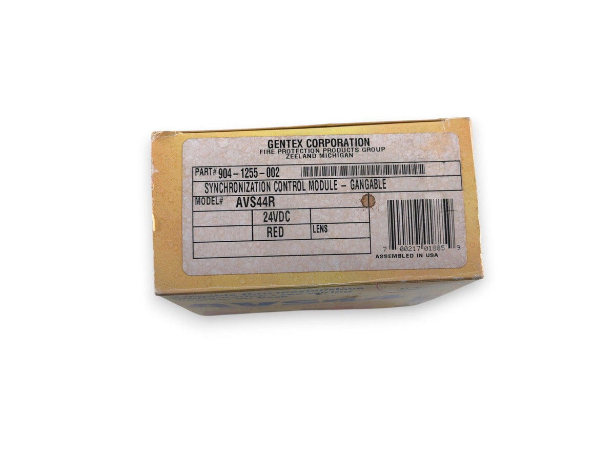 Gentex AVS44R Fire Alarm Synchronization Control Module (NEW IN BOX)