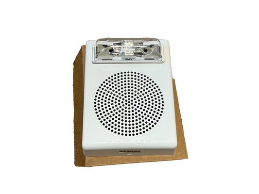 Siemens fire alarm strobe light and speaker combo for commercial safety systems