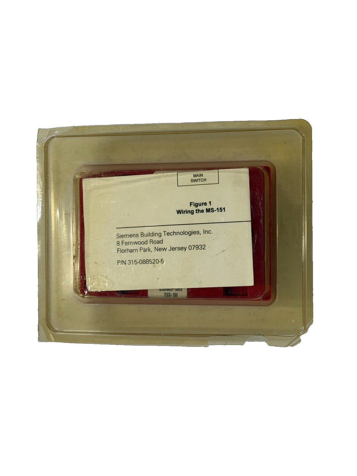 Siemens MS-151 500-688458 Fire Alarm Pull Station (NEW IN BOX)