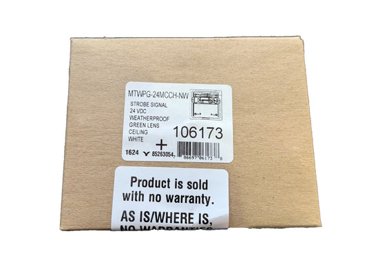 Eaton Wheelock MTWPG-24MCCH-NW 106173 Horn Strobe White (NEW IN BOX)