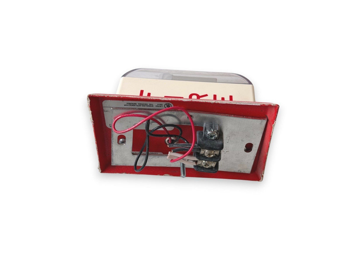 Siemens S15-SGL Fire Alarm Strobe Wall Red
