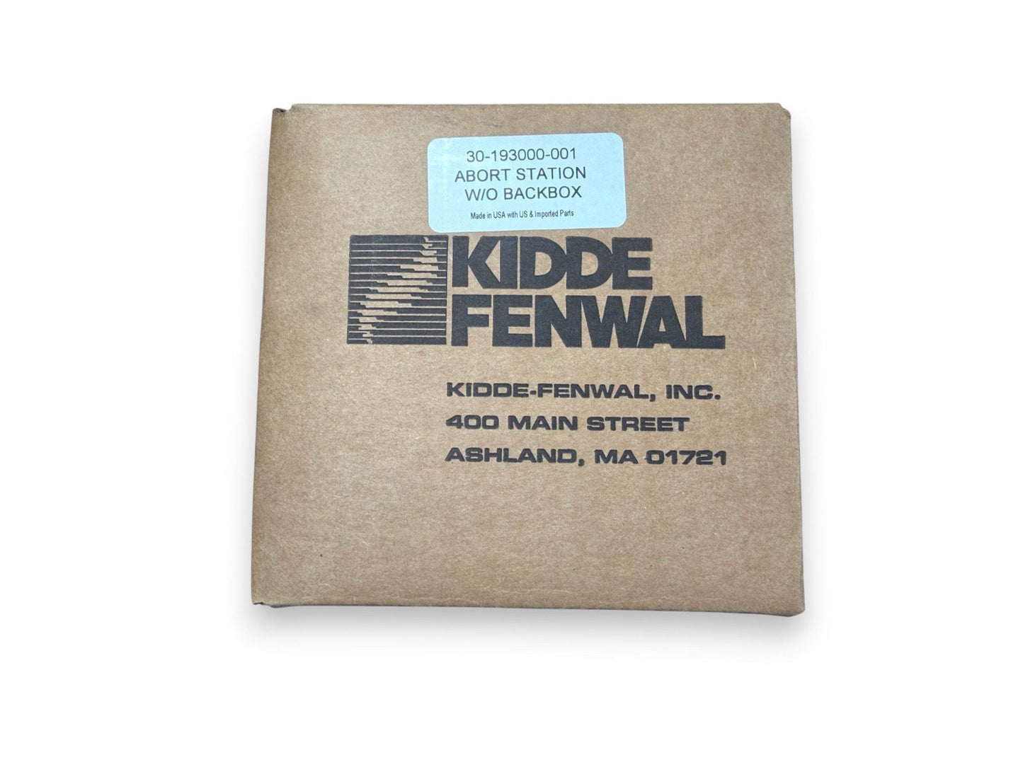 Kidde-Fenwal 30-193000-001 Abort Station W/O Backbox (NEW IN BOX)