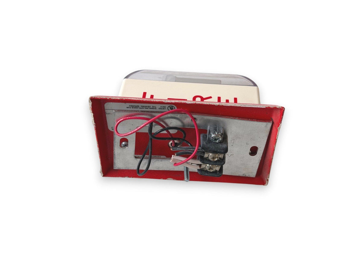 Siemens S15-SGL Fire Alarm Strobe Wall Red