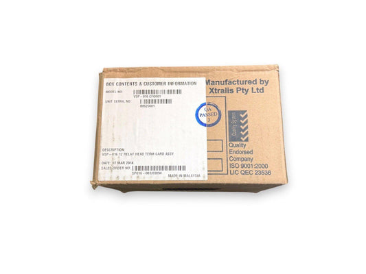 VSP-016 12 Relay Head Term Card Assy fire alarm component in original packaging, manufactured by Xtralis