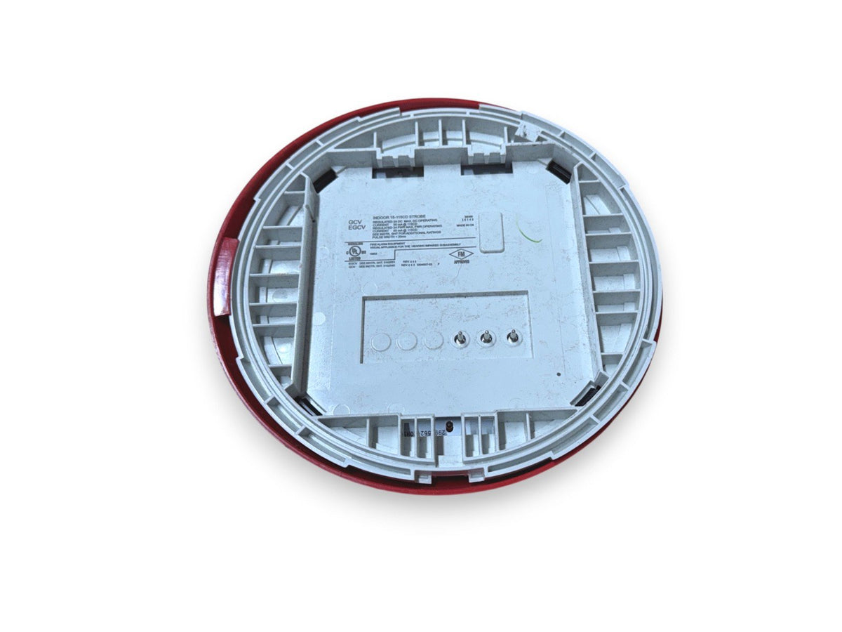 EST Edwards GCVRF Fire Alarm Strobe Ceiling Red