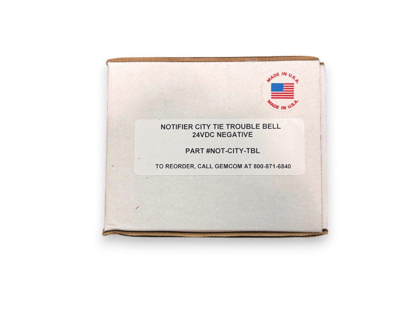 NOTIFIER NOT-CITY-TBL City Tie Trouble Bell (NEW IN BOX)
