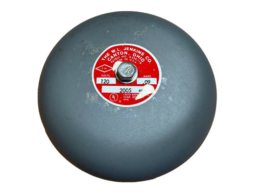 Jenkins Bells Model 2005 6" 120VAC Bell Grey (NEW IN BOX) Jenkins Bells