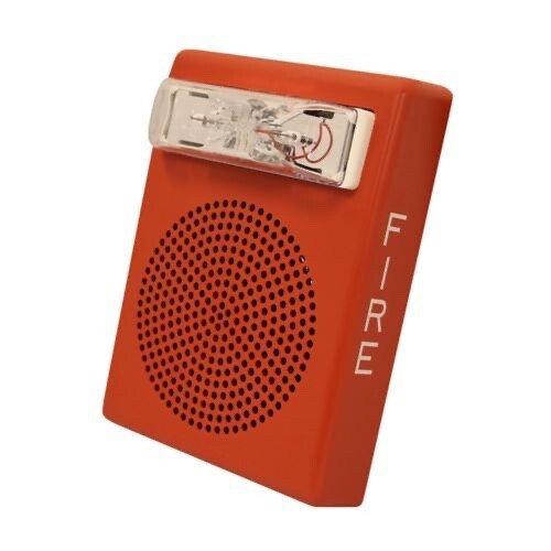 Eaton Wheelock E50H-24MCWH-FR Fire Alarm Speaker Strobe Wall Red (NEW IN BOX)