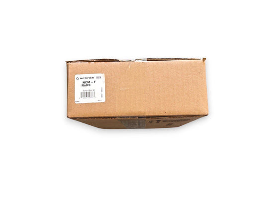 Notifier ONYX NCM-F fire alarm module in original packaging, RoHS compliant, made in USA