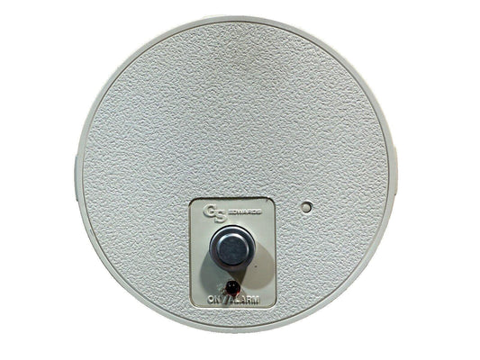 Edwards fire alarm pull station with ON/ALARM button and indicator light