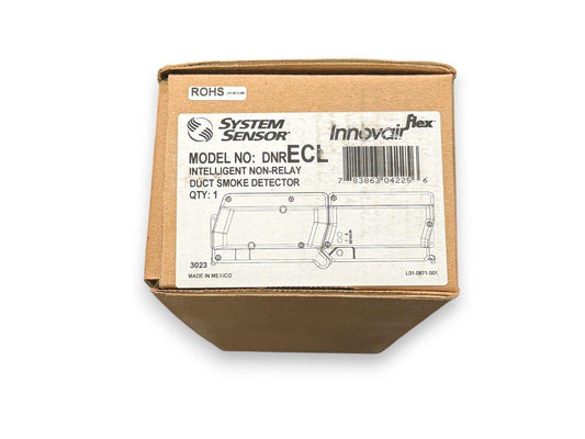 System Sensor DNR ECL intelligent duct smoke detector in original packaging, fire alarm equipment
