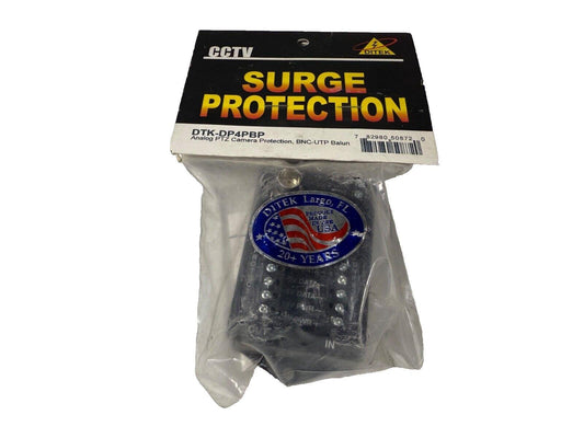 DITEK DTK-DP4PBP surge protection for analog PTZ CCTV cameras, BNC-UTP balun, made in USA