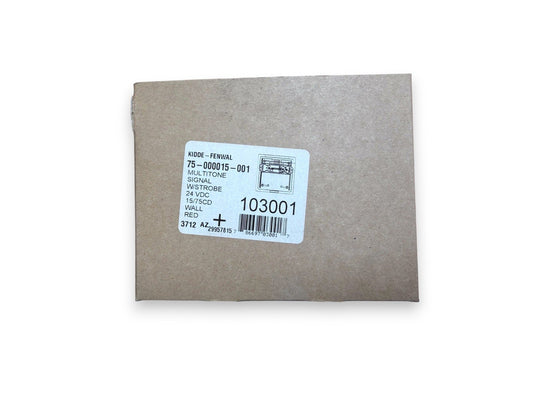 Kidde-Fenwal 75-000015-001 Multitone Signal Strobe Wall Red (NEW IN BOX)