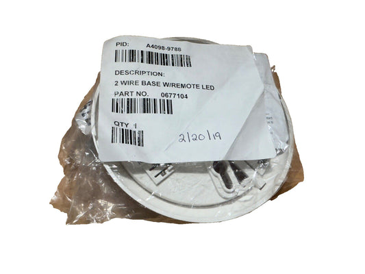 Autocall A4098-9788 Fire Alarm 2 Wire Detector Base (NEW IN BOX)