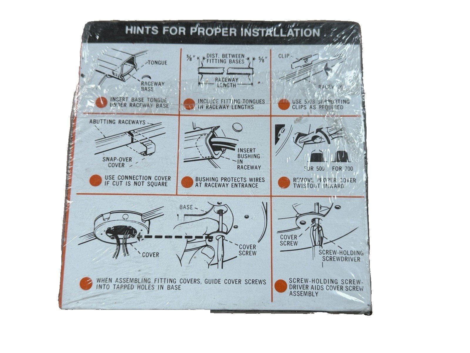 Installation guide for fire alarm raceway fittings with diagrams and tips