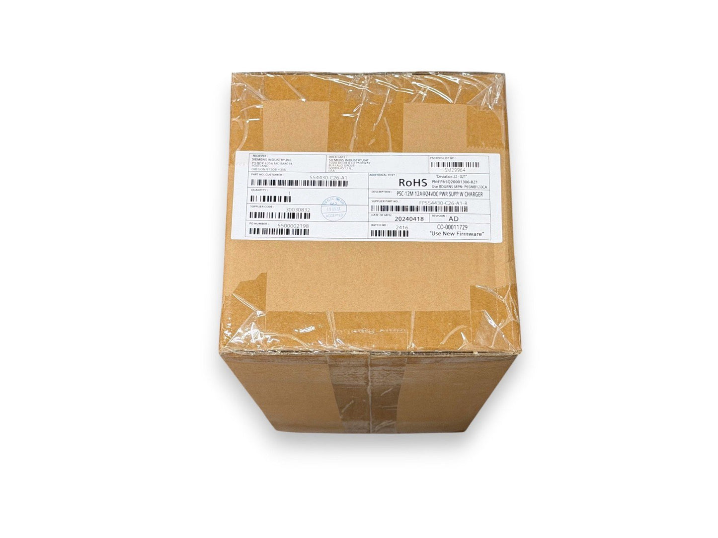 Siemens PSC-12M S54430-C26-A1 Fire Alarm 12 Amp Power Supply (NEW IN BOX)
