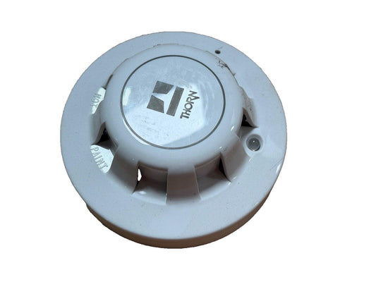 Thorn brand smoke detector for fire alarm systems, white ceiling mount with vented design