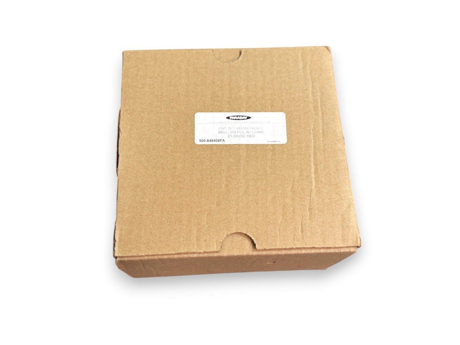 Paradox fire alarm bell with chime, 21-30VDC red, in original packaging