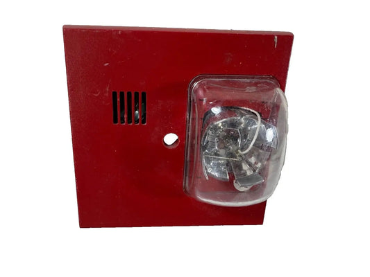 Siemens U-MHST-S75S Fire Alarm Horn Strobe Wall Red Siemens