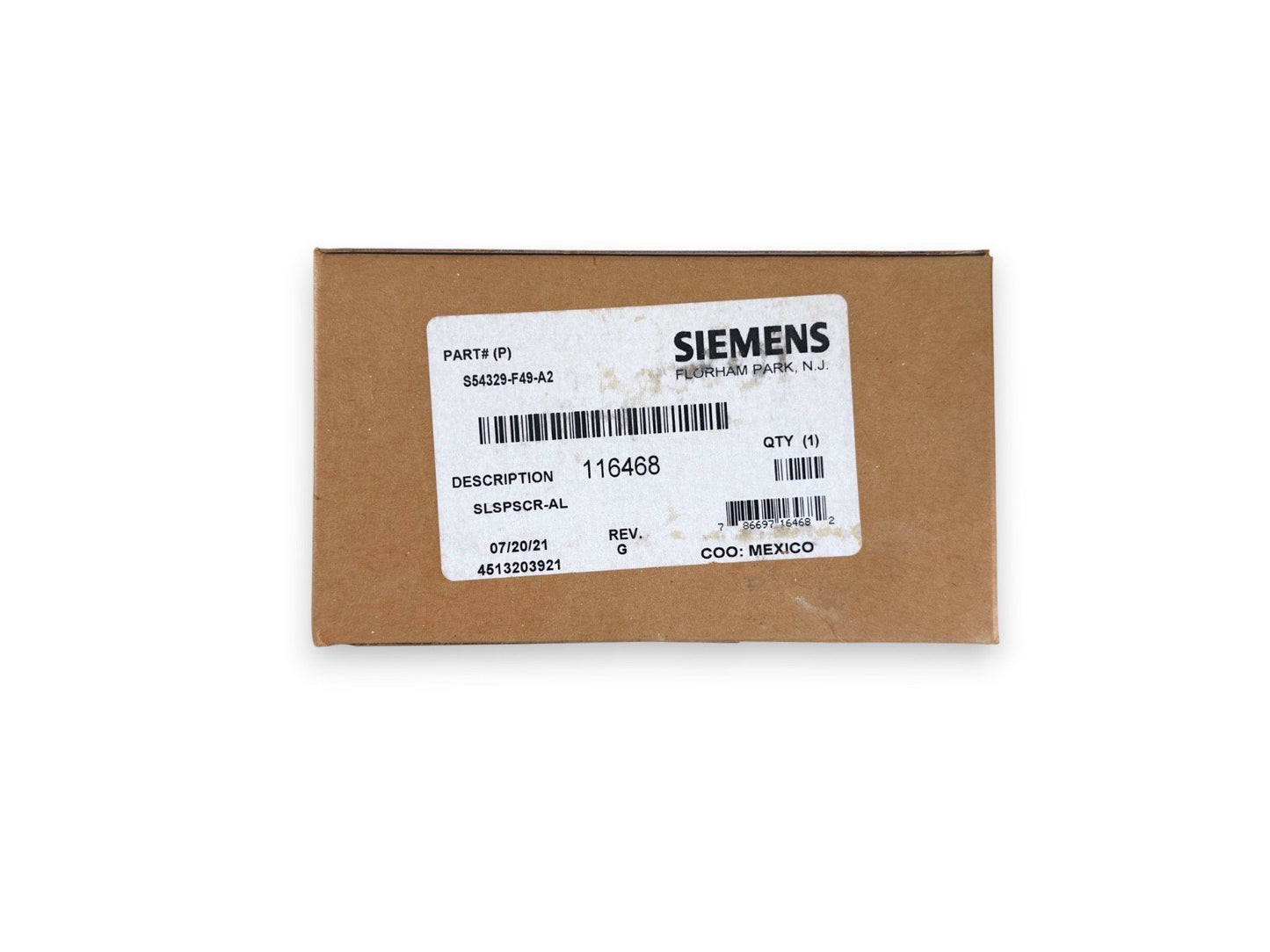 Siemens SLSPSCR-AL S54329-F49-A2 Speaker Strobe Ceiling Red Alert (NEW IN BOX)