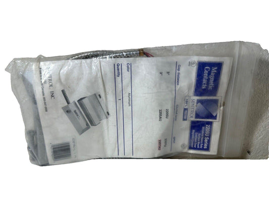 Sentrol 2205U Series magnetic contact for fire alarm systems, aluminum, 3-inch gap, packaged new