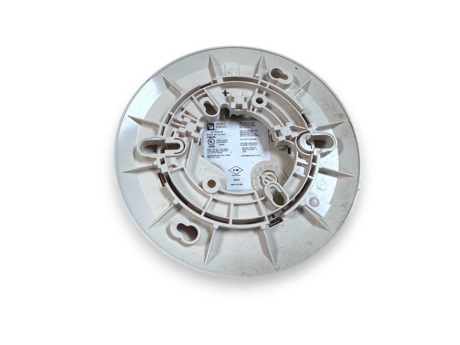 Silent Knight SK-HEAT fire alarm heat detector head, UL listed, for commercial or residential use