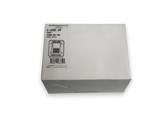 Potter S-24WR-WP Fire Alarm Weatherproof Strobe Wall Red (NEW IN BOX)