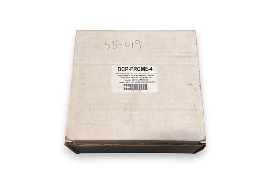 DCP-FRCME-4 fast response contact monitoring module for fire alarm systems, used surplus equipment