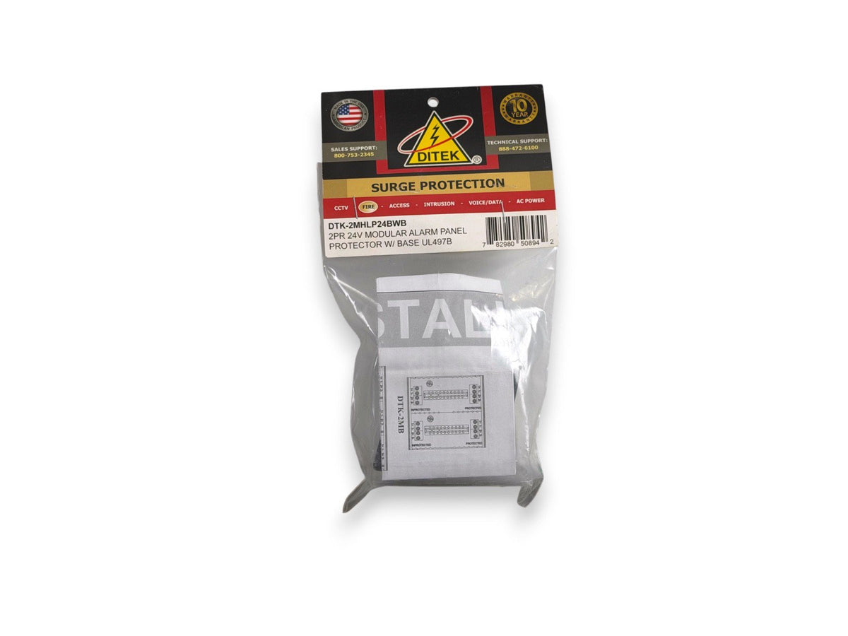 Ditek DTK-2MHLP24BWB Fire Surge Protection Device (NEW IN BOX)