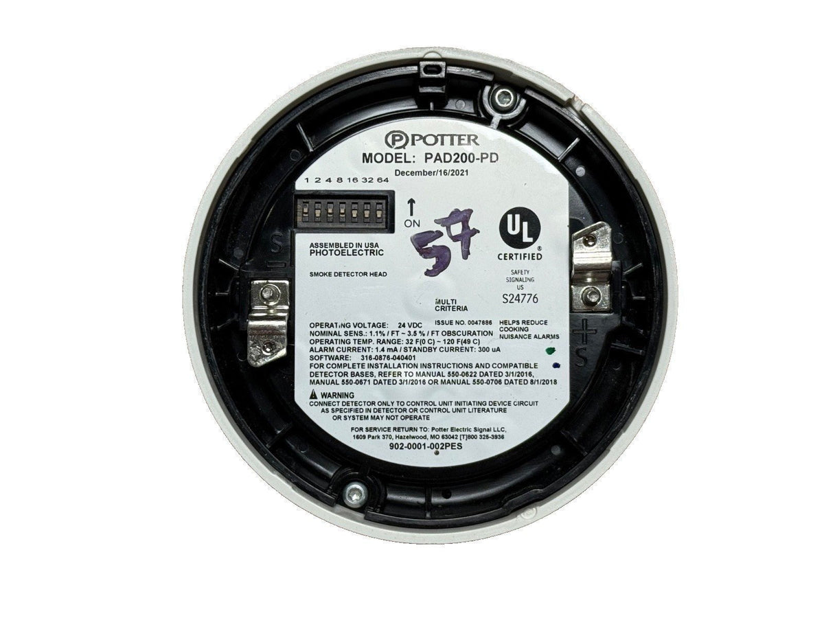 Potter PAD200-PD Fire Alarm Head