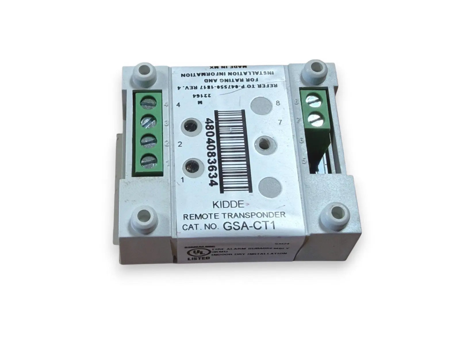 Kidde GSA-CT1 Fire Alarm Single Input Module Kidde