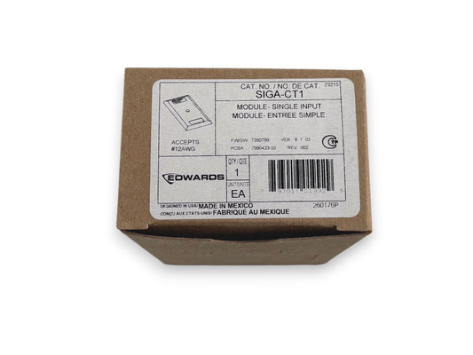 EST Edwards SIGA-CT1 Fire Alarm Single Input Module (NEW IN BOX)