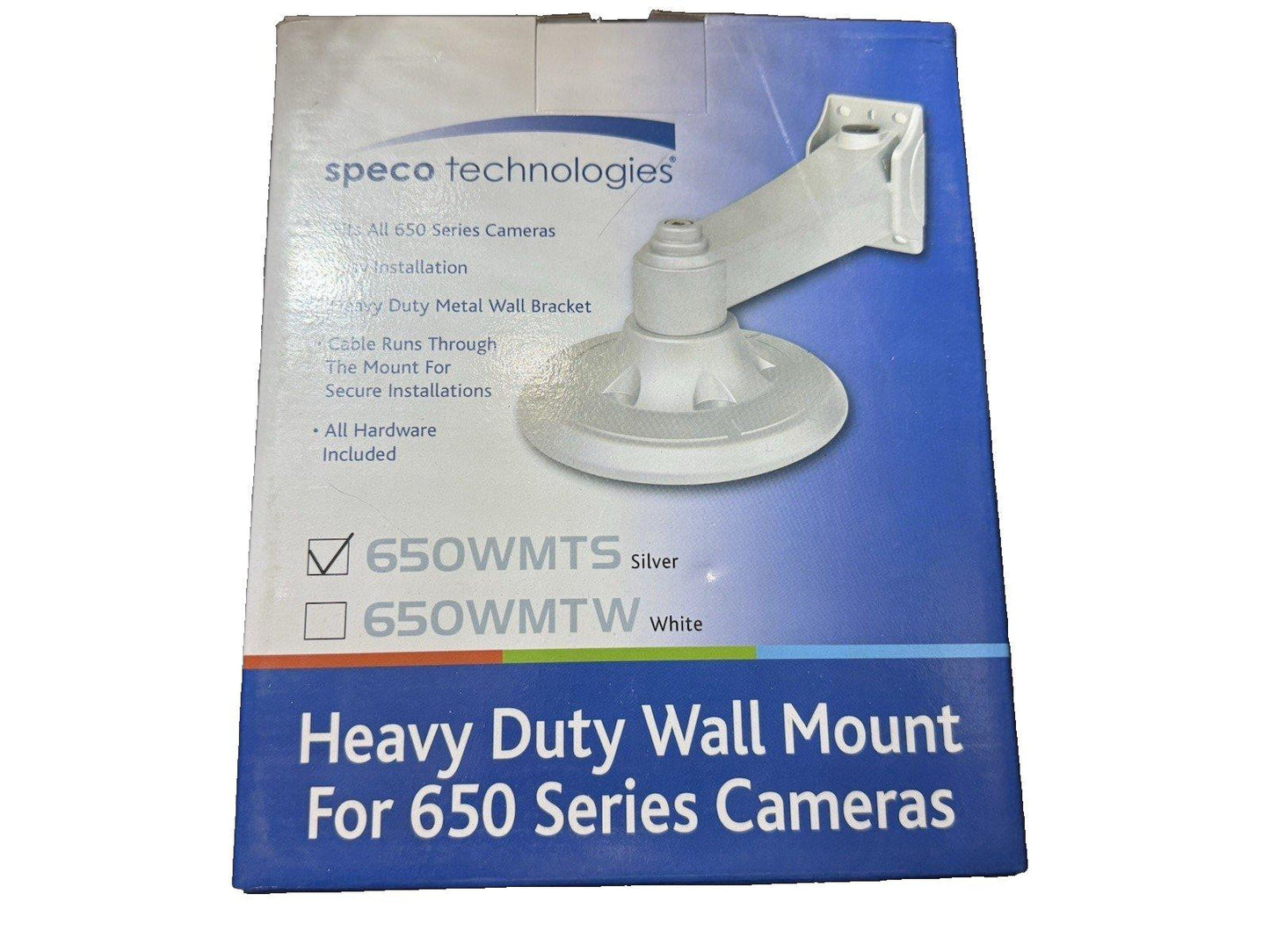 Speco Technologies 650WMTS Heavy Duty Wall Mount For 650 Cameras (NEW IN BOX)