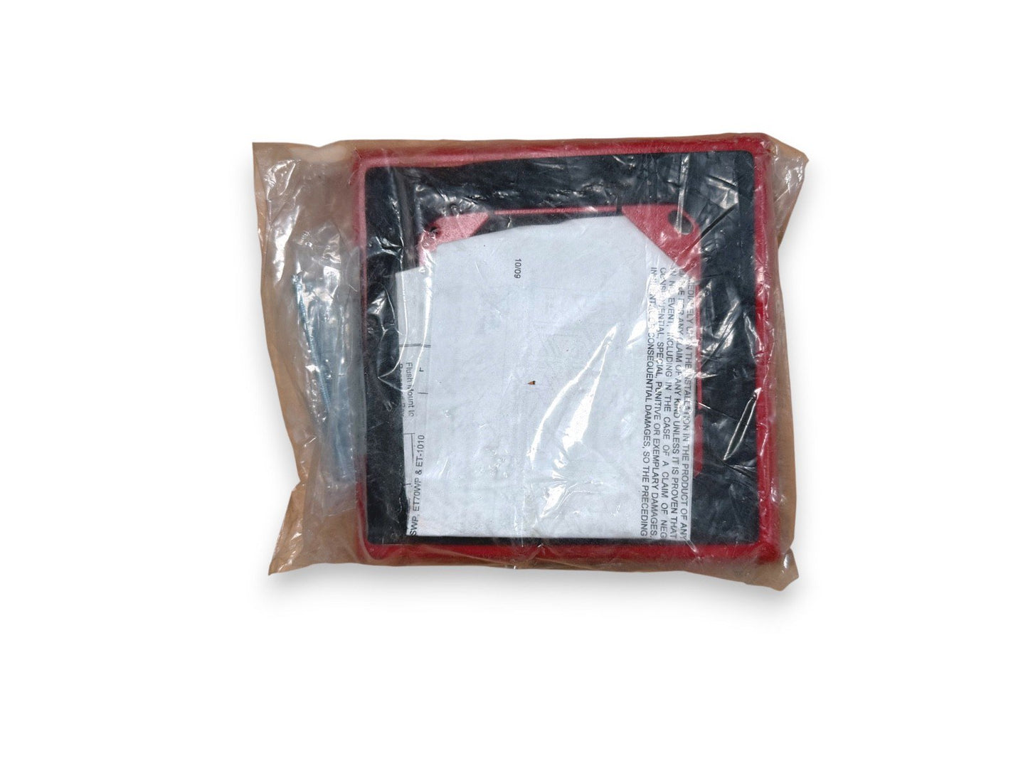 Eaton Wheelock WFP-R 104696 Weatherproof Flush Plate Red (NEW IN BOX)