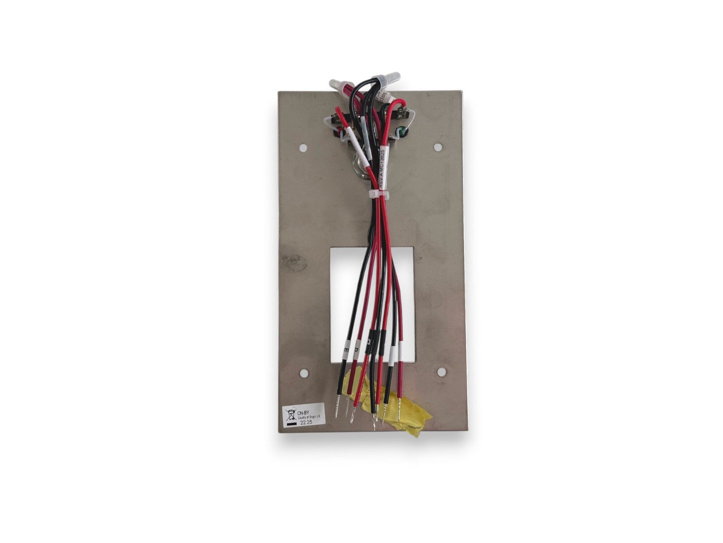 NOTIFIER NBG-12LRA Fire Alarm Pull Station Abort Botton Trim Plate (NEW)