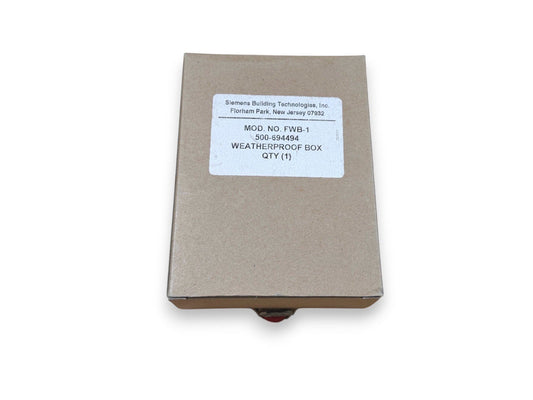 Siemens FWB-1 500-694494 Fire Alarm Weatherproof Box (NEW IN BOX)