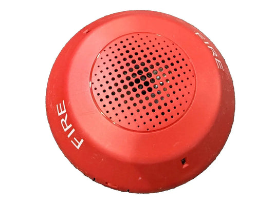 EST Edwards GCSRF Fire Alarm Speaker Ceiling Red No Mounting Plate Edwards