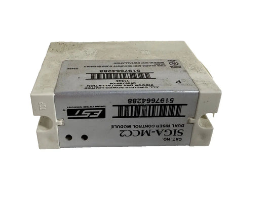 EST Edwards SIGA-MCC2 Fire Alarm Dual Riser Control Module Edwards