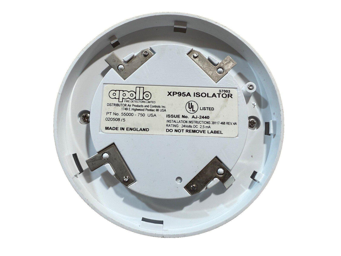 Apollo XP95A Isolator fire alarm device, UL listed, made in England, 24V DC