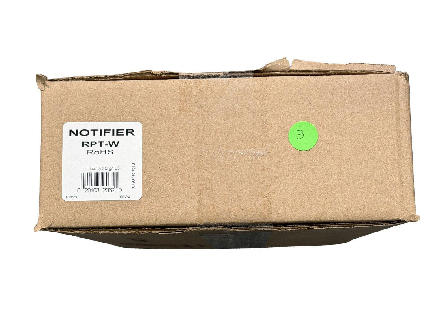 Notifier RPT-W fire alarm notifier in original box, RoHS compliant, made in USA